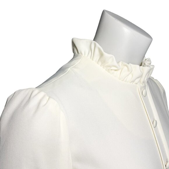 VINTAGE 1970's PEGGY BARKER Cottagecore Maxi Dress - Picture 7 of 8